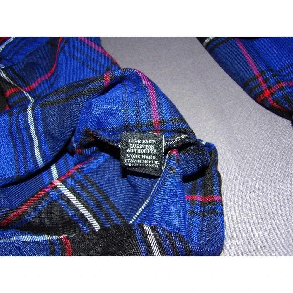 DIXXON Flannel Co. Camp Crystal Lake Plaid Button Up Shirt Women's Small - Picture 8 of 10